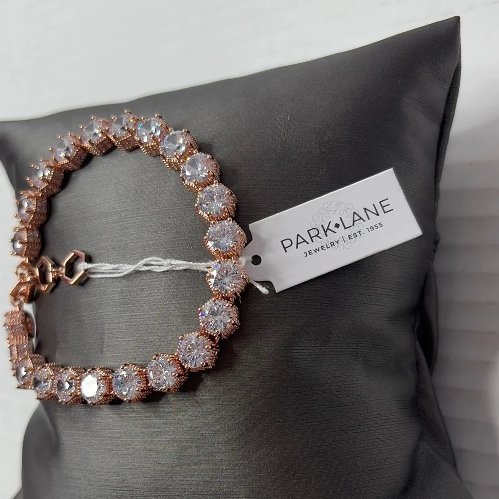 New PARK LANE Rose Gold Honey Comb Rare Bracelet - Picture 3 of 7